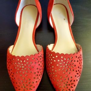 Kate spade Red flats. Sz 6
